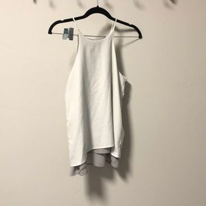 Zara basic Razor back cut blouse